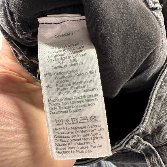 Madewell Jeans Womens 26 Washed Black Curvy Perfect Vintage Lunar High Rise - Picture 5 of 12